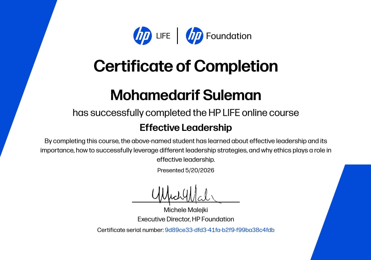 Mohamedarif Suleman